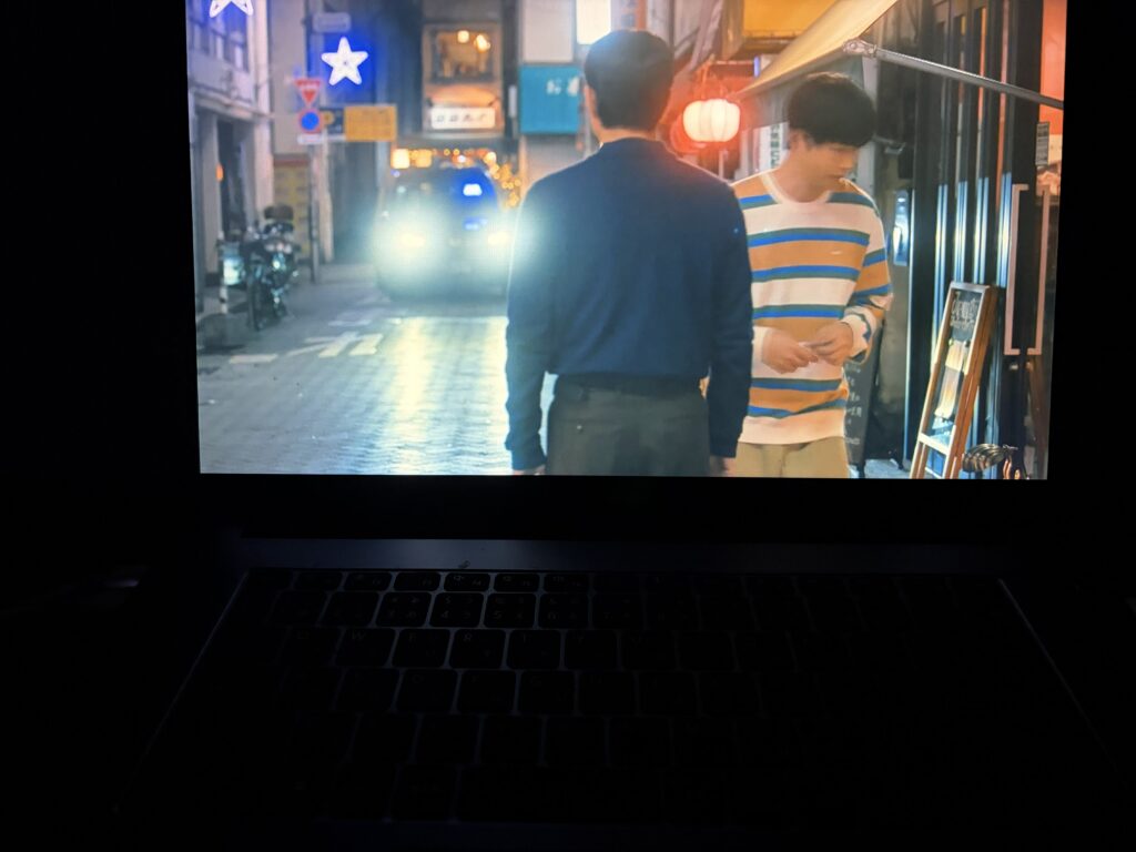 タクシー到着